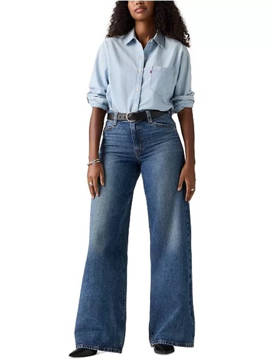 Levi's Denim - Levi’s ‘94 Baggy Wide Leg Women’s Relaxed Fit Blue Jeans Sz 28 NWT